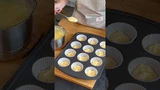 Muffins mit Vanillepudding [upl. by Anahc]