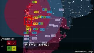 M 95 Chile Earthquake 2251960 [upl. by Ekusoyr]