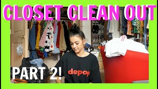 SHOWING YOU EVERY PIECE IN MY WARDROBE 1000 PIECES PART 2 [upl. by Milissent]