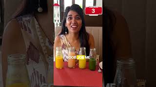 DrPal’s Fresh Juice Challenge Ft Priya 🥒🍊🍍 [upl. by Ahsitneuq]