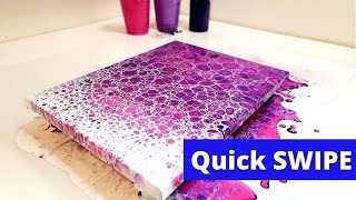 Quick Swipe Painting Technique  Get Cells amp Lacing [upl. by Purdy]