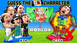 Roblox GUESS or OOF Game Hurricane Ian FGTeeV Family vs Fans [upl. by Siaht]