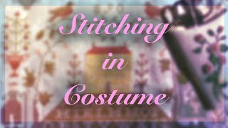 Stitching in Costume Flosstube 28Birthday Starts and Sweet Grease [upl. by Sutton6]