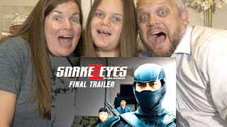 SNAKE EYES TRAILER REACTION [upl. by Oicelem]