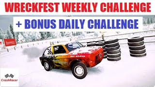 Wreckfest Weekly Challenge  Time Attack at the Savolax Sandpit [upl. by Annauqaj517]