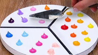 How to Paint Abstract 3 piece of art  Easy amp Beautiful Painting [upl. by Adelpho]