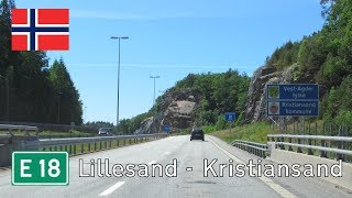 Norway E18 into Kristiansand [upl. by Naesyar446]