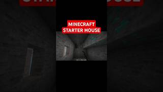 Minecraft starter house 歌ってみた アニメ minecraft shorts house  building [upl. by Creight]