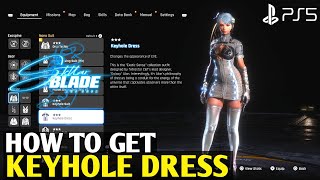 How to Get Keyhole Dress STELLAR BLADE Keyhole Dress Outfit  Suits Stellar Blade NG Costumes [upl. by Ahsikrats349]