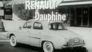 Renault Dauphine Classic TV Commercial 1958 [upl. by Hnah]