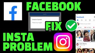 Facebook Problem  Fb Problem  Instagram Problem  Facebook Session Expired  Facebook Login FIX ✅ [upl. by Duffie]