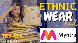 All new Ethnic Wear from Myntra Summer edition ☀️  Tryon  Honest Review  gimaashi [upl. by Neeruam818]