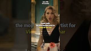 Taylor Swift the most awarded artist for Video Of The Year  taylorswift shorts [upl. by Debo276]