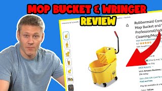 Reviewing The Rubbermaid Mop Bucket And Wringer Combo Is It Worth Your Money amazon home [upl. by Ruiz]