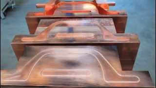 Copper moulds for the steel industry [upl. by Nash]