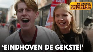 Noa tussen dronken PSVfans bij kampioensfeest Eindhoven de gekste  DE ORANJEZONDAG [upl. by Leinadnhoj]