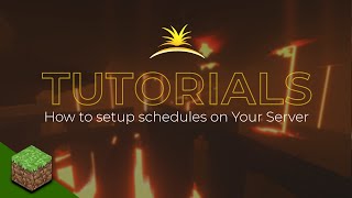 How to setup schedules on Your Server [upl. by Petrine]