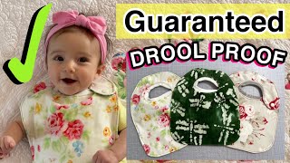 How To Make The Ultimate Baby Bib  Waterproof amp Reversible Baby Bib [upl. by Ahsitra186]