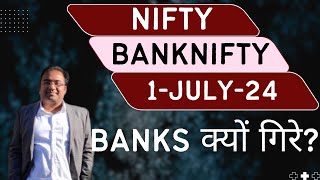 Nifty Prediction and Bank Nifty Analysis for Monday  1 July 24  Bank Nifty Tomorrow [upl. by Sesom818]