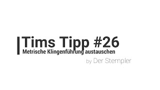 Tims Tipp 26  Metrische Klingenführung  Der Stempler  Stampin Up [upl. by Goodman]