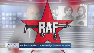 MedienSkandal Traueranzeige für RAFTerrorist [upl. by Attegroeg]