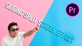 How to do Sliding Split Screen Effect Premiere Pro 2024 [upl. by Potts]