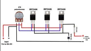 voltage regulator circuit output 50A voltageregulator voltage [upl. by Asehr391]