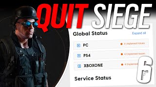 Quit Siege Now  6News  Rainbow Six Siege [upl. by Merill]