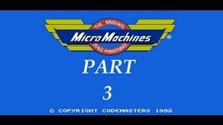 Micro Machines NES Complete Walkthrough Part 3 [upl. by Kasevich]