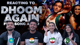 Dhoom Again Full Song Reaction  Dhoom 2  Hrithik Roshan  Aishwarya Rai  Foreigners React [upl. by Ronica]