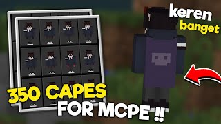 350 Capes For MCPE   Keren Banget UwU   Support  116210 [upl. by Marlo]