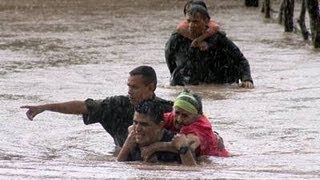 Sinaloa Daños dejados por el Huracán Manuel Septiembre de 2013 [upl. by Marasco516]