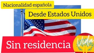 Nacionalidad española desde Estados Unidos sin residenciaCita LMD Miami por correo postal [upl. by Lennard]