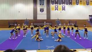 Elmira College Cheer Performance Routine 2013 [upl. by Noicnecsa]