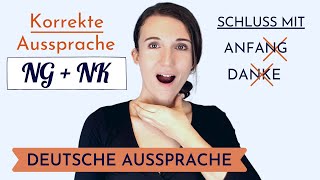 Schluss mit NG Korrekte Aussprache von NG auf Deutsch  Akzentfrei Deutsch sprechen [upl. by Akceber]