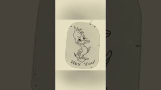 1950’s Painless Nell acetate stencil  “Hey You” Duck tattoo  San Diego Ca [upl. by Enneirb]