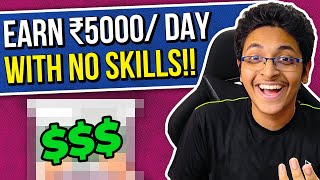 EARN Rs 5000Day Typing Online NO Skills Required Easiest Way to Make Money Online [upl. by Tterrag]