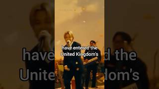 Jimin Makes UK Chart History btsshorts [upl. by Irtimd]