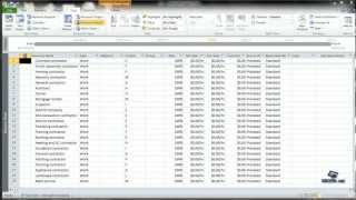 Microsoft Project Tutorial 42 Entering Equipment Resources [upl. by Kra]