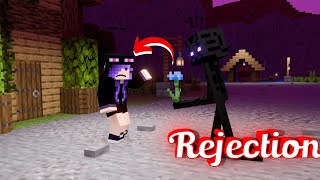 Double Heartbreak in Minecraft Steve and Enderman Rejected by Their Love [upl. by Turk]