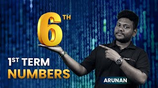 6th 1st Term Number  Maths by Arunan  T25 Focus Maths  Veranda Race [upl. by Irami]