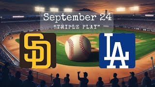 PADRES vs DODGERS 92424  FULL GAME HIGHLIGHTS [upl. by Orji]