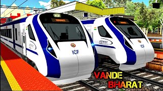 VANDE BHARAT EXPRESS JOURNEY IN MSTS  Train18 IRTS [upl. by Aihsram]