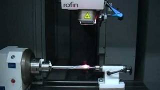 Hardening of steel axles using lasers [upl. by Erme]