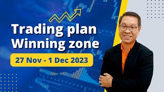 Forex สอน เทรด  766  Trading Plan 27 Nov  1 Dec 2023 [upl. by Weirick]