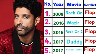 Farhan Akhtar All Movie Verdict 2023  Farhan Akhtar All Flop and Hit Movie List [upl. by Allyson]