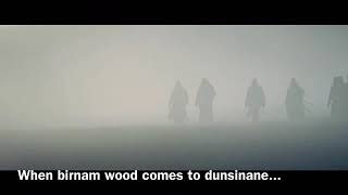 When birnam wood comes to dunsinane Macbeth [upl. by Vharat]