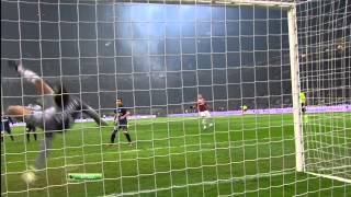 Stagione 20122013  Inter vs Milan 11 Highlights [upl. by Ellertnom766]