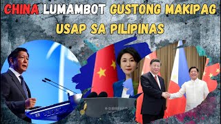 CHINA NATAKOT SA SINABI NI MARCOS GUSTO NA MAKIPAGUSAP [upl. by Savage280]