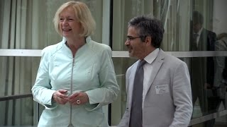 Forschungsministerin Prof Dr Johanna Wanka zu Besuch an der Uni Köln [upl. by Edniya662]